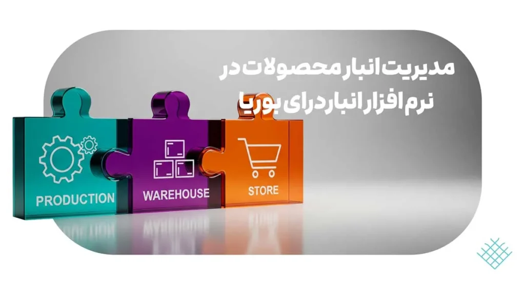 نرم افزار انبارداری محصول بوریا 4 دسته بندی محصولات و تایین سطح دسترسی به پرسنل با نرم افزار مدیریت انبار محصولات بوریا