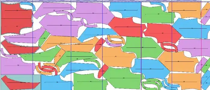 مرزبندی در چیدمان الگو لباس نرم افزار پلی پترن